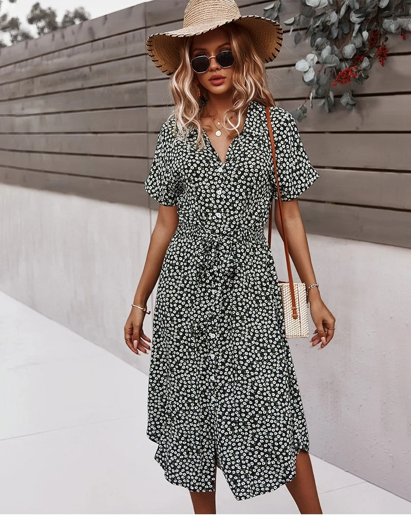 Thelma | Jurk met bloemenprint
