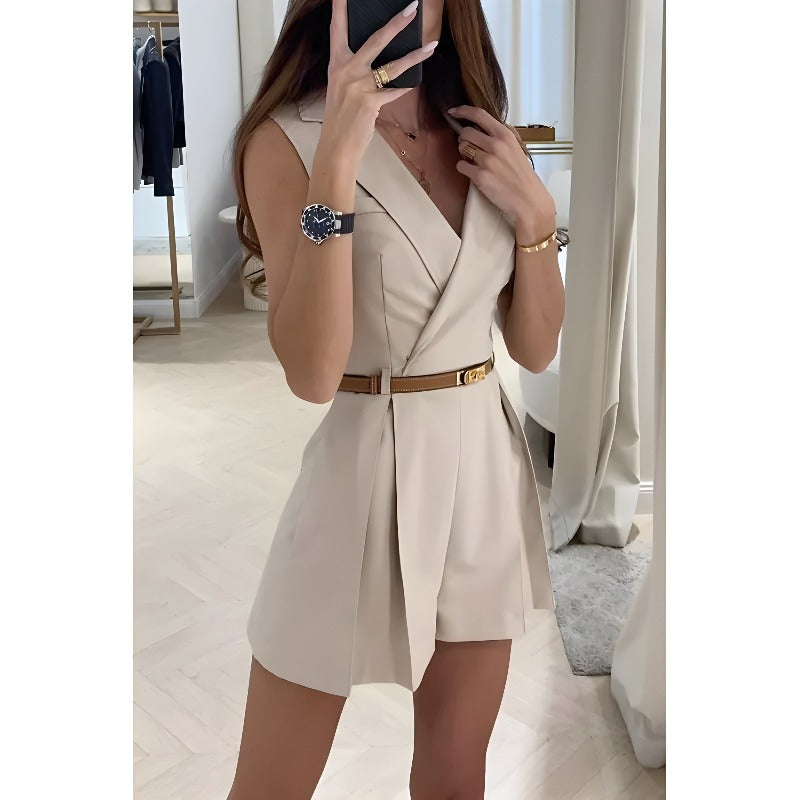 Isabella - Stijlvolle mouwloze jumpsuit