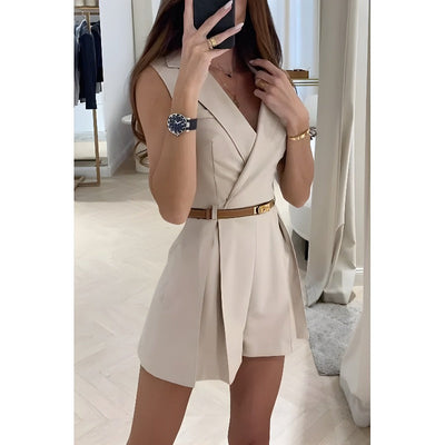 Isabella - Stijlvolle mouwloze jumpsuit
