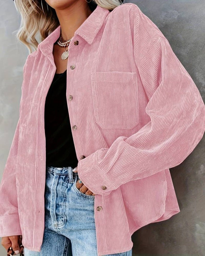Roxy | Vintage fluwelen overhemd