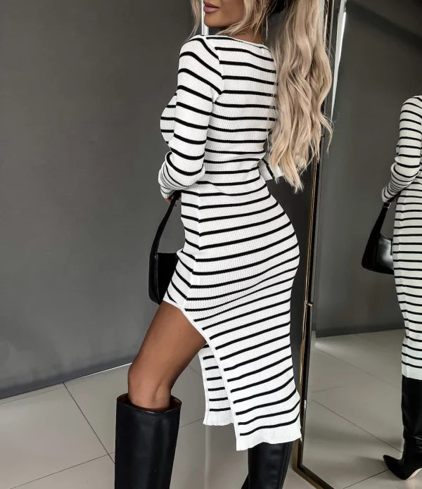 Arbez -  Gestreepte zebra Jurk