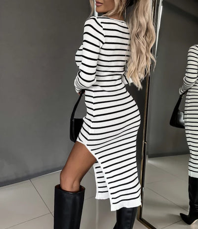 Arbez -  Gestreepte zebra Jurk