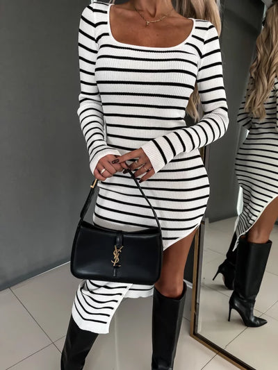 Arbez -  Gestreepte zebra Jurk