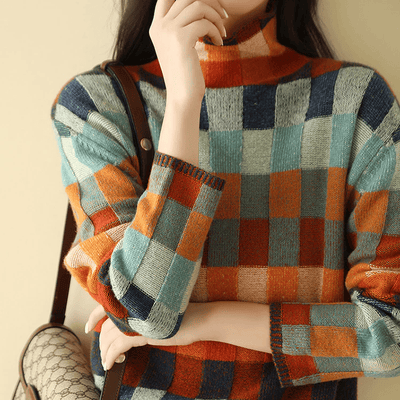 Dea - Kasjmier Couture Coltrui met Patchwork