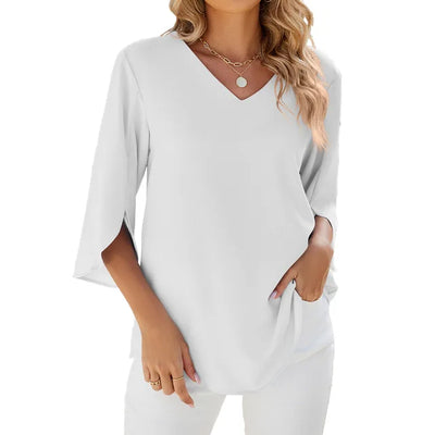 Penelope - Elegante Blouse met V-hals