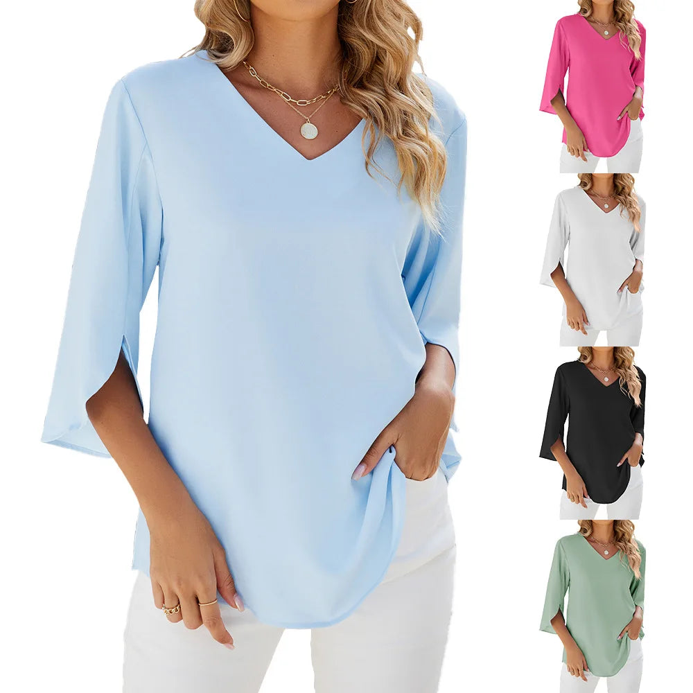 Penelope - Elegante Blouse met V-hals