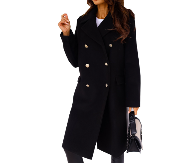 Isabella - Elegante wolmantel-look jas voor het najaar