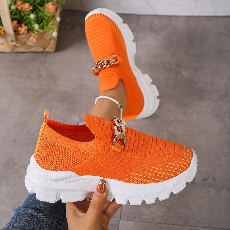 Lisa | Lichtgewicht Ademende Fly Geweven Casual Schoenen