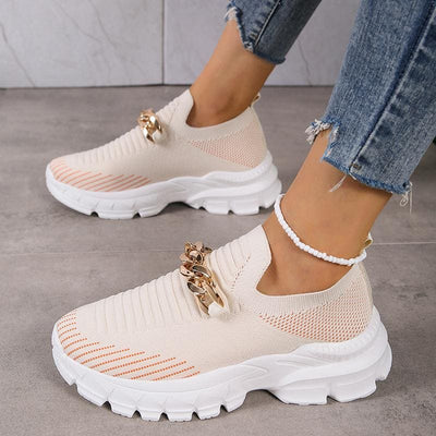 Lisa | Lichtgewicht Ademende Fly Geweven Casual Schoenen
