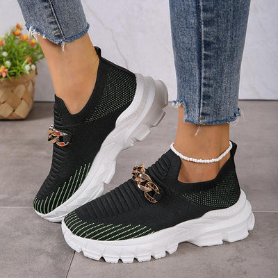 Lisa | Lichtgewicht Ademende Fly Geweven Casual Schoenen