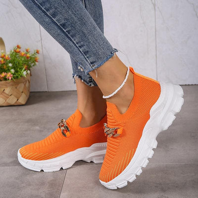 Lisa | Lichtgewicht Ademende Fly Geweven Casual Schoenen