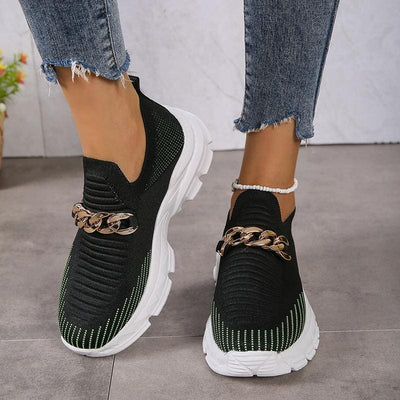 Lisa | Lichtgewicht Ademende Fly Geweven Casual Schoenen