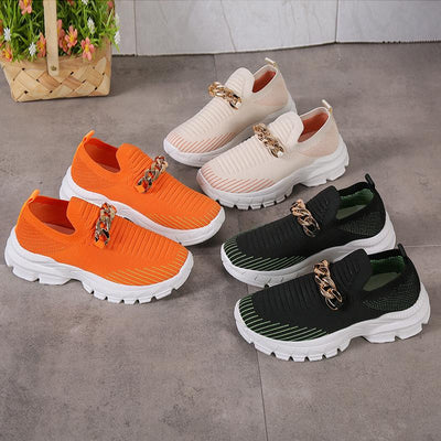 Lisa | Lichtgewicht Ademende Fly Geweven Casual Schoenen