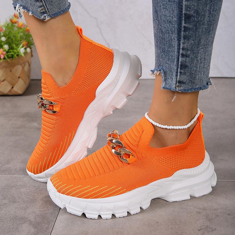 Lisa | Lichtgewicht Ademende Fly Geweven Casual Schoenen