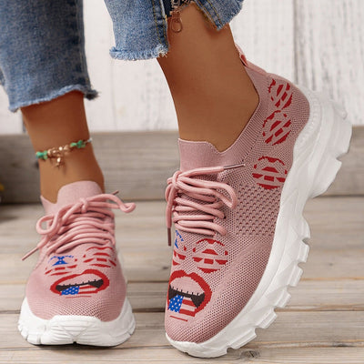 Zoë | Lichtgewicht Ademende Fly Geweven Casual Schoenen