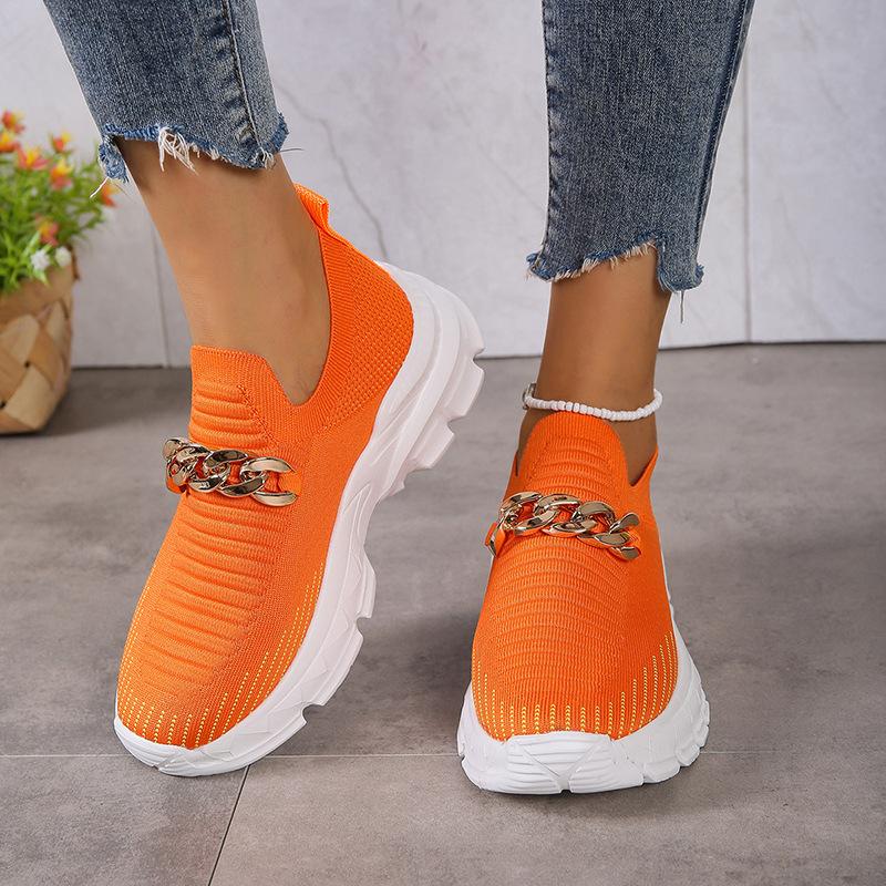 Lisa | Lichtgewicht Ademende Fly Geweven Casual Schoenen