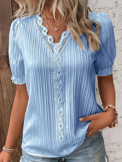Clarisse - Elegante Kanten Blouse