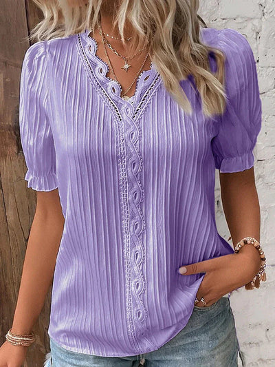 Clarisse - Elegante Kanten Blouse