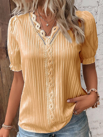 Clarisse - Elegante Kanten Blouse