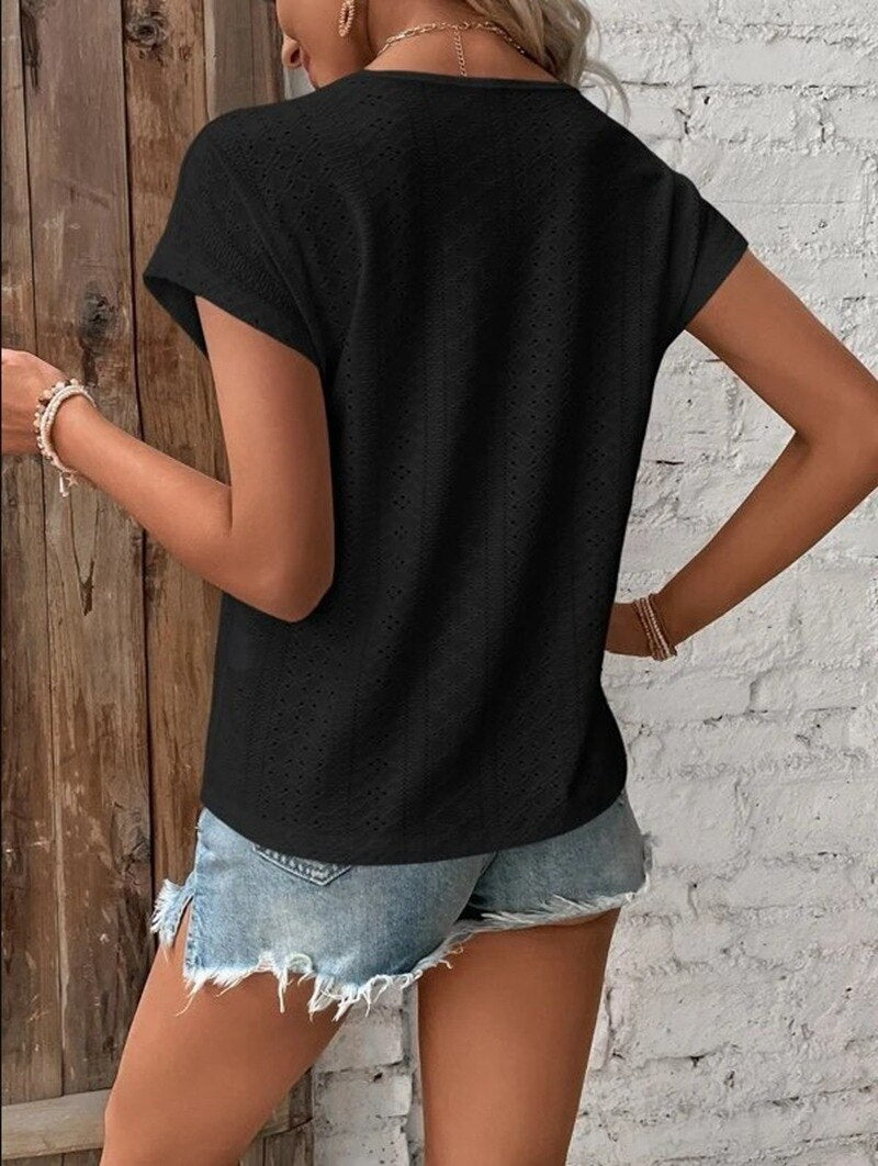Mirabelle |  Eyelet Kanten Top