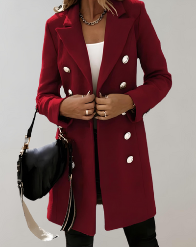 Sophie |  Lange en oversized blazer met grote knopen