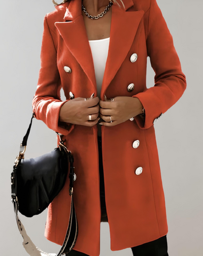 Sophie |  Lange en oversized blazer met grote knopen