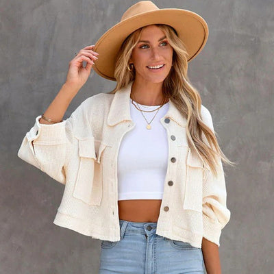 Claudie - Kort comfortabel en stijlvol damesjack