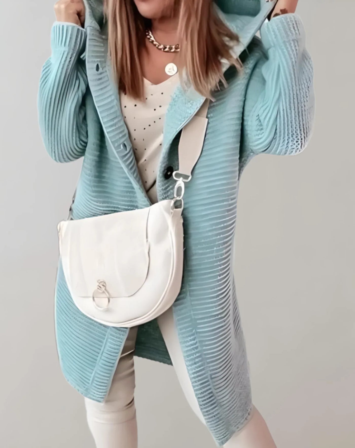 Ellie - Modieuze Lange Hoodiejas voor Vrouwen