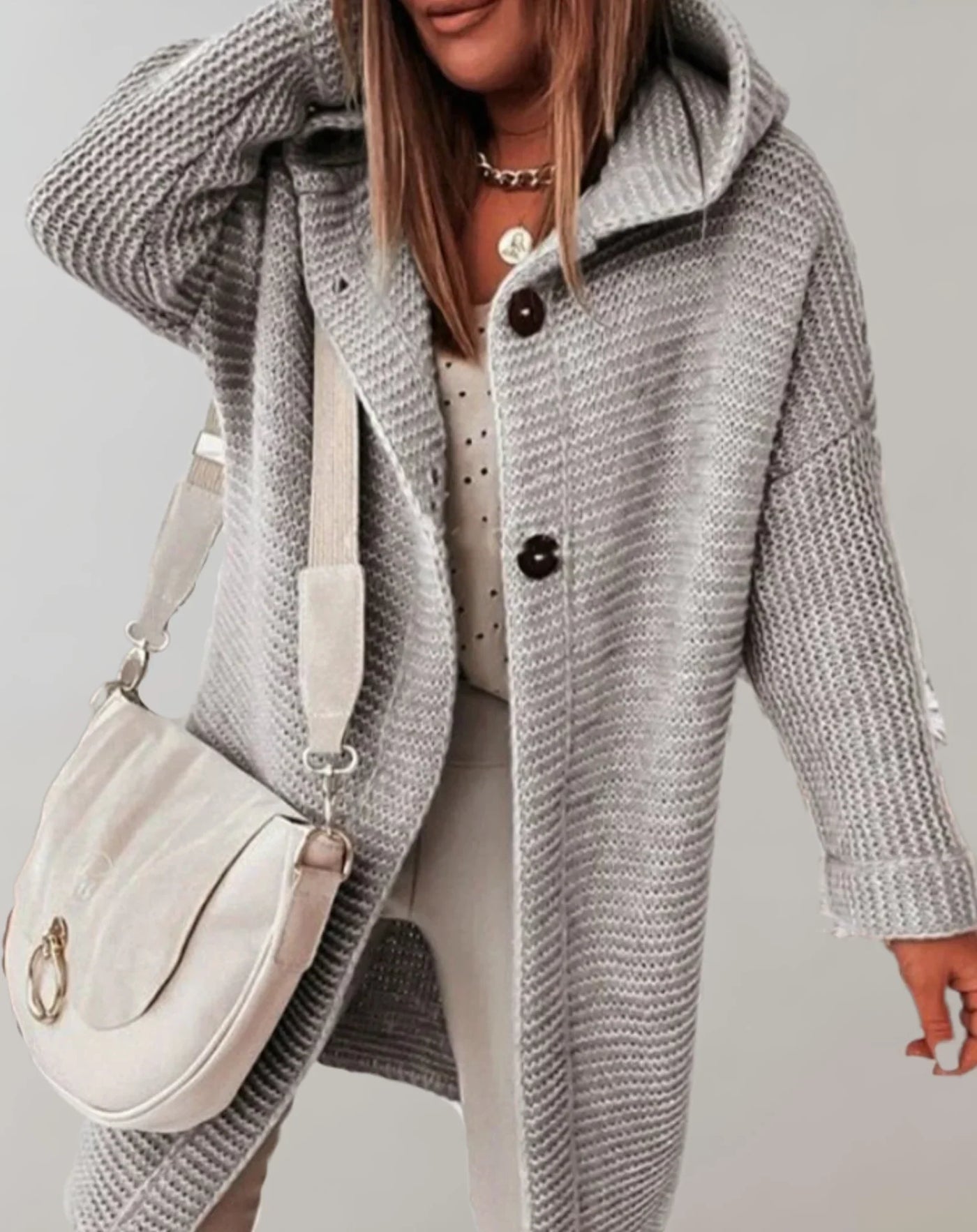 Ellie - Modieuze Lange Hoodiejas voor Vrouwen