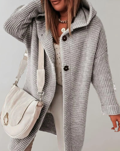 Ellie - Modieuze Lange Hoodiejas voor Vrouwen