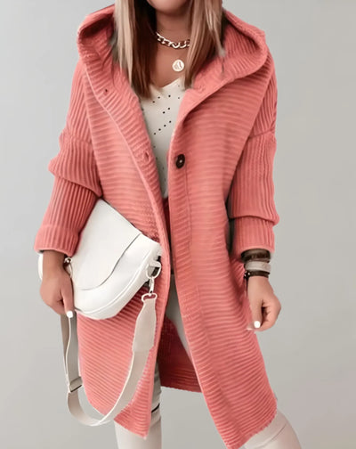 Ellie - Modieuze Lange Hoodiejas voor Vrouwen