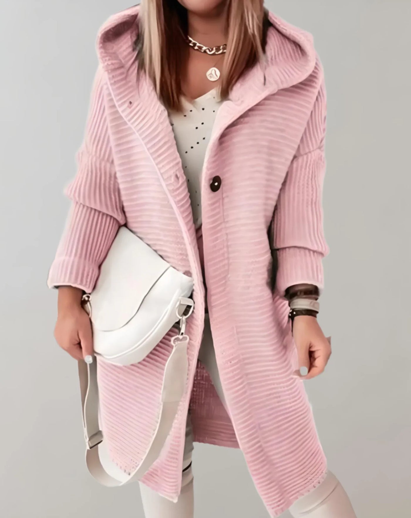 Ellie - Modieuze Lange Hoodiejas voor Vrouwen