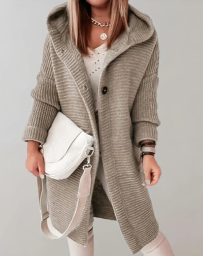 Ellie - Modieuze Lange Hoodiejas voor Vrouwen