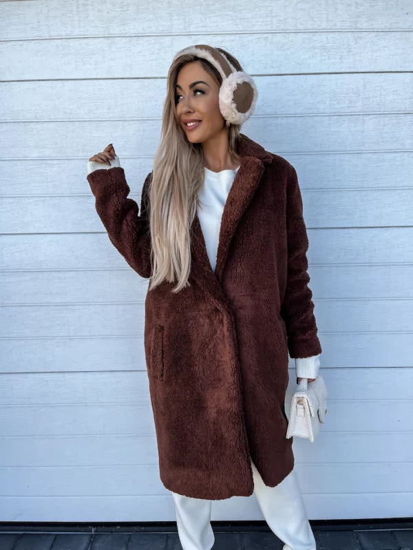 Mont Blanc - Wintermantel in Teddy Stijl