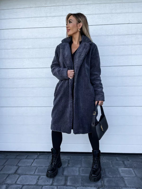 Mont Blanc - Wintermantel in Teddy Stijl