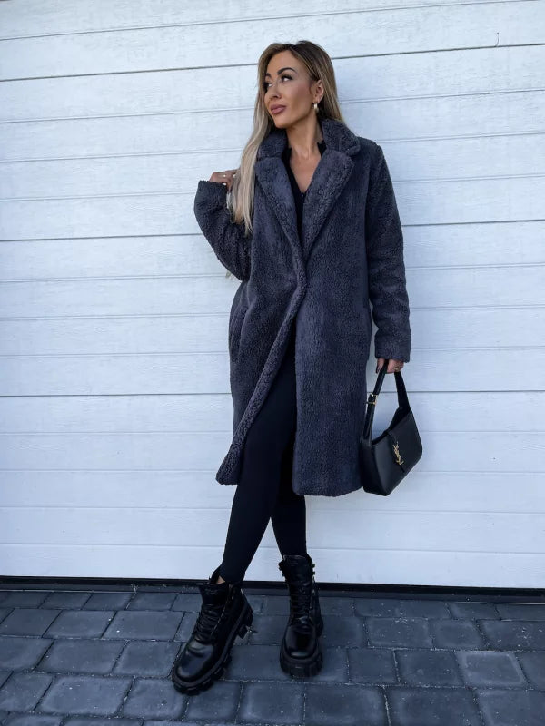 Mont Blanc - Wintermantel in Teddy Stijl