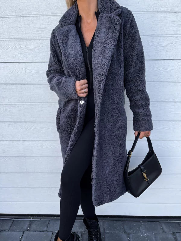 Mont Blanc - Wintermantel in Teddy Stijl