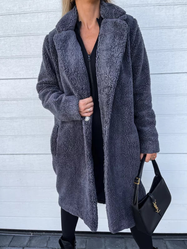 Mont Blanc - Wintermantel in Teddy Stijl