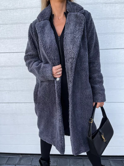 Mont Blanc - Wintermantel in Teddy Stijl