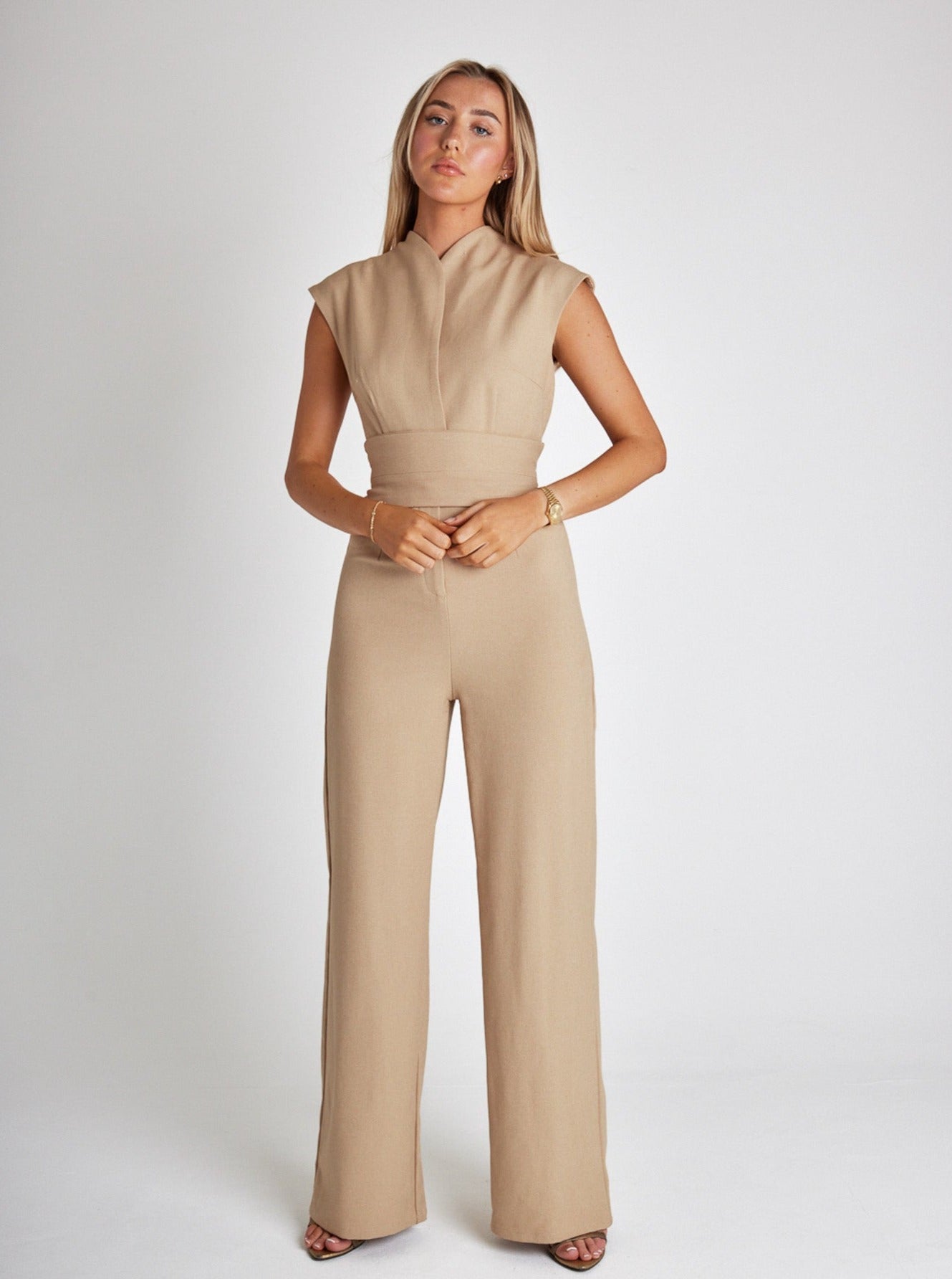 Sara - Elegante Mouwloze Dames Jumpsuit