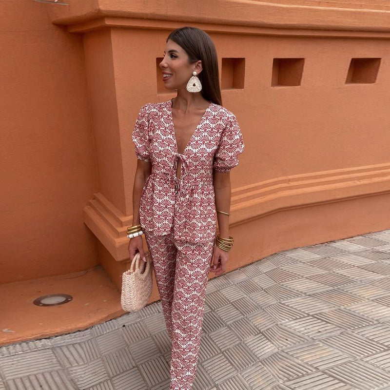 Helena - Elegante top en broek
