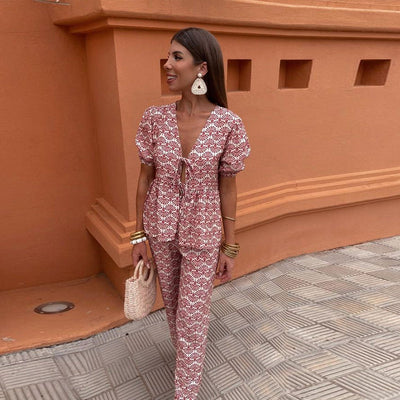 Helena - Elegante top en broek