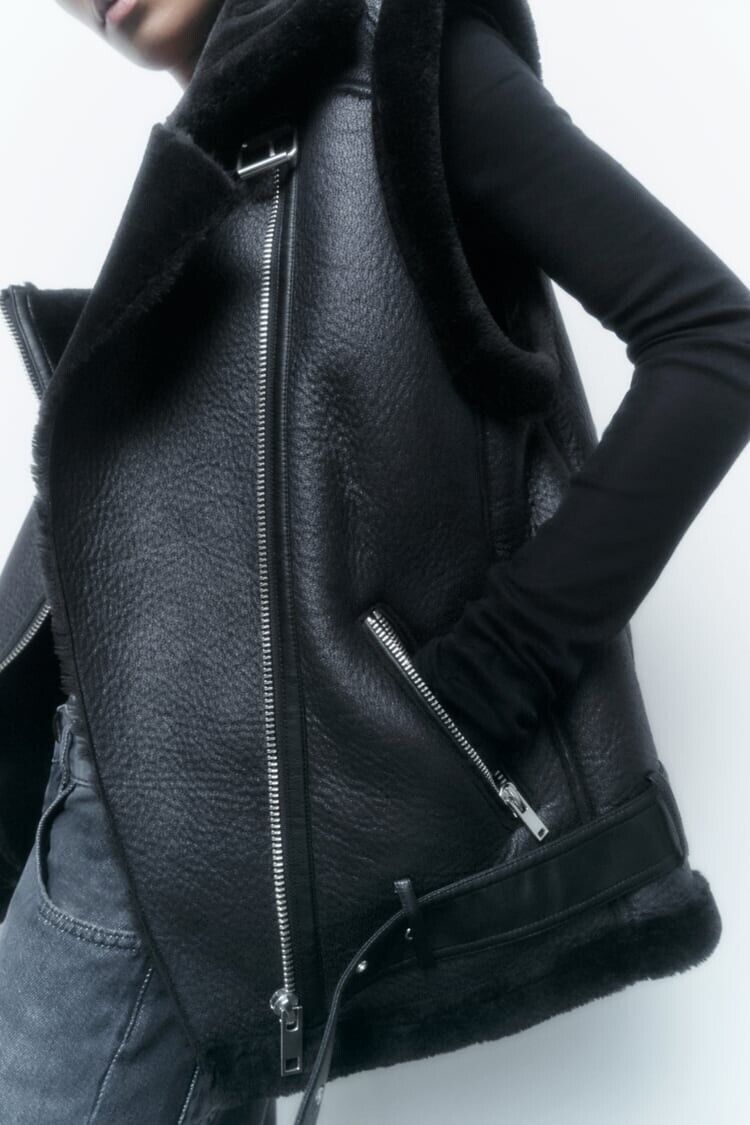 Jade Leren Bodywarmer - Warm & Trendy