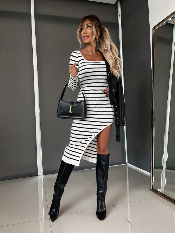 Arbez -  Gestreepte zebra Jurk