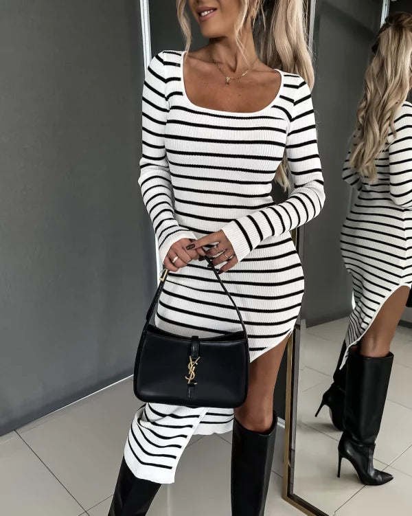 Arbez -  Gestreepte zebra Jurk