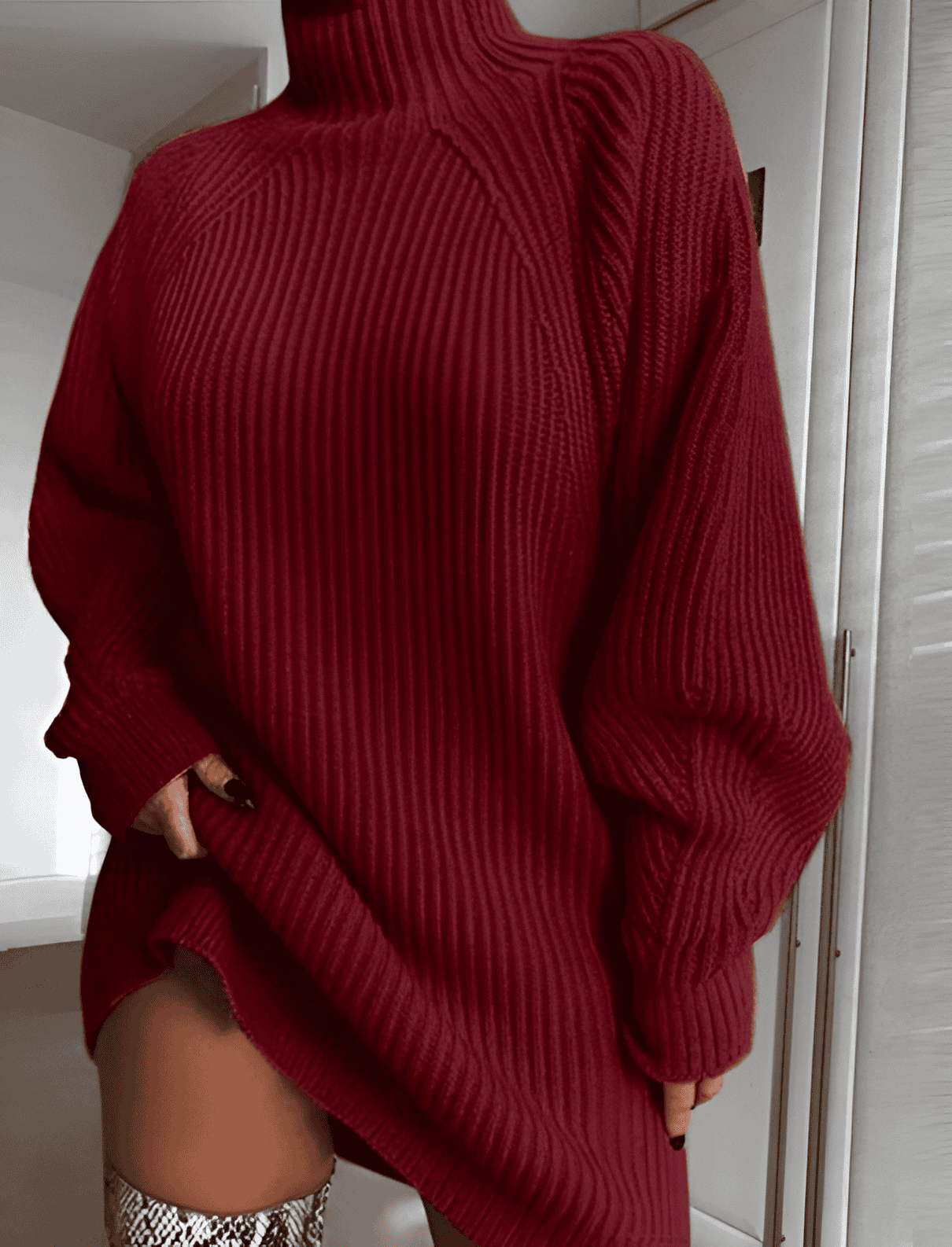 Barile - Oversized Trui met Col
