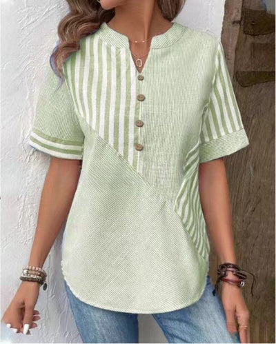 Suze | Relaxte gestreepte blouse