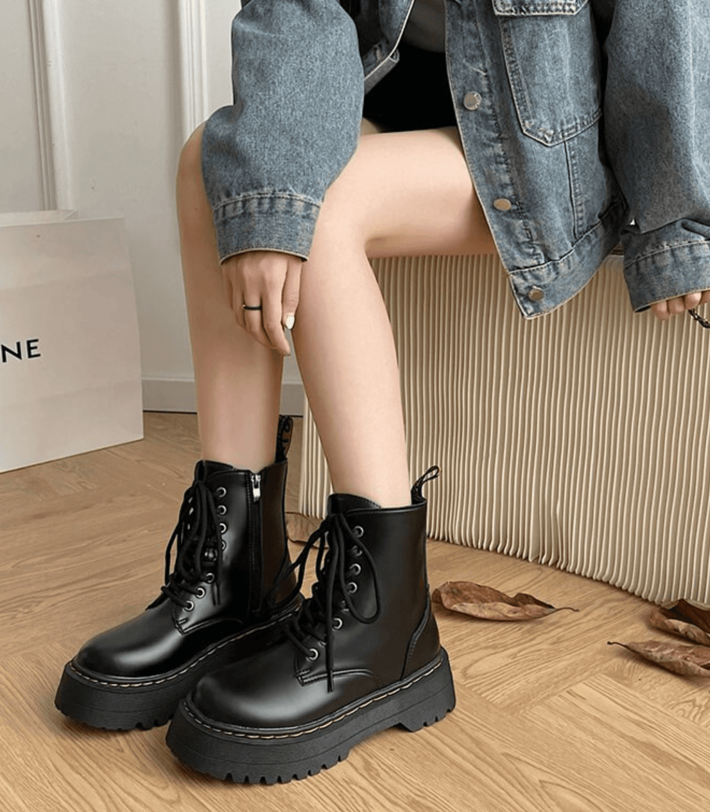 Mara Boots | Trendy zwarte leren dameslaarzen