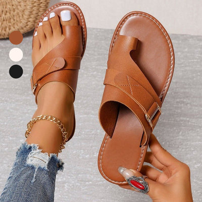 Neve | Leren sandalen