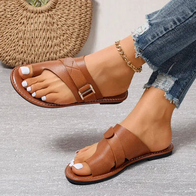 Neve | Leren sandalen